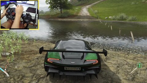 ASTON MARTIN VILCAN FORZA EDITION Forza Horizon 4 gameplay Logitech g29