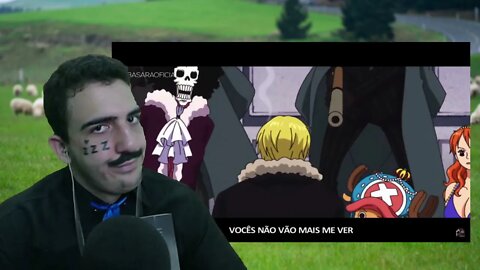 PASTOR REACT Rap do Sanji (One Piece) | Perna Negra | Basara