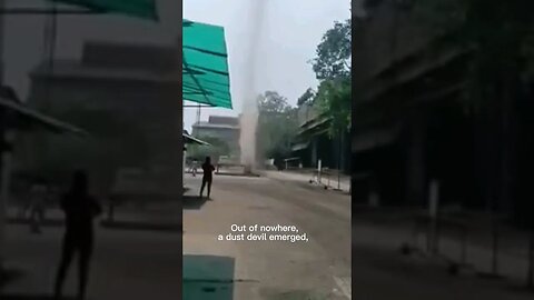 The Mysterious Appearance of a Dust Devil #shortvideo #viral #shorts #nature #phenomenon #viralvideo