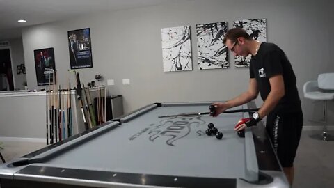 DAILY Pool Trick Shot - DAY 10!! - Monster Machine Gun Masse - Venom Trickshots