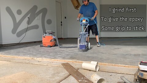 2 million dollar house garage floor installation