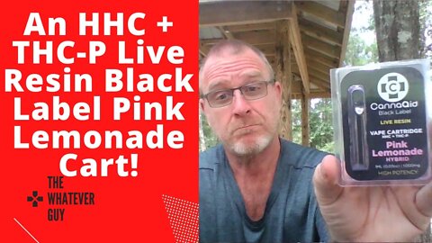 An HHC + THC-P Live Resin Black Label Pink Lemonade Cart!