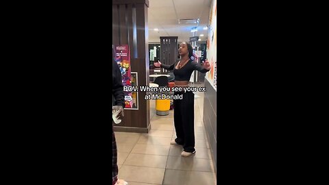 Heated Altercation at McDonald’s Between Exes