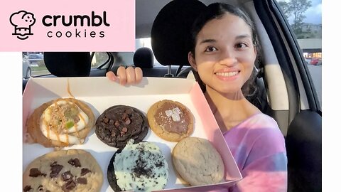 This Weeks Crumbl Cookies | PB Munch, Dark Dream, Caramel Apple, Choc. Green Mint, Oatmeal Sandwich