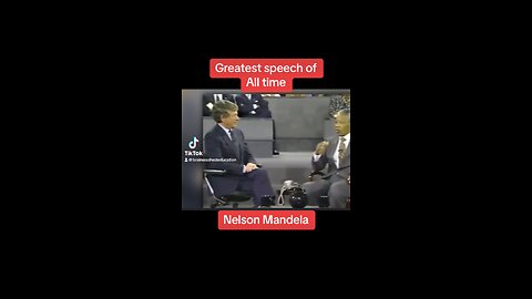 Nelson Mandela greatest speech of all time!