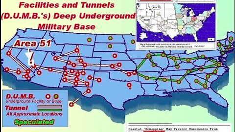 A LIST OF UNDERGROUND BASES IN THE USA - SHOCKING for NEWBIES on this TOPIC