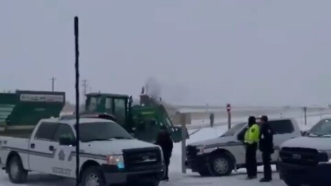 Fearless Farmers And Truckers Have Broken Through Police Barricades