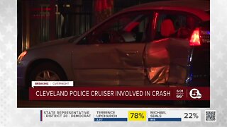 Cleveland Police cruiser involved in crash