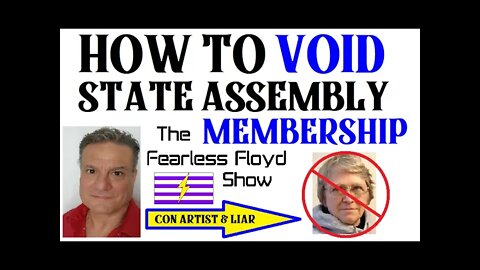 VOID YOUR STATE ASSEMBLY MEMBERSHIP - ANNA VON REITZ