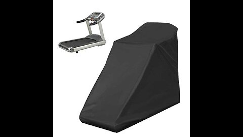 Iptienda Treadmill Cover, Folding Treadmill Cover with Zipper, Dustproof Waterproof Cover Unive...