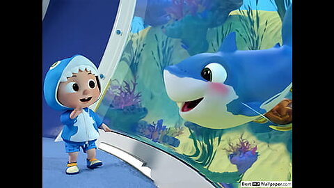 Baby shark baby cartoon character 😻😻