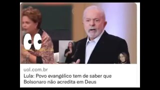 Lula disse que Bolsonaro não acredita em Deus