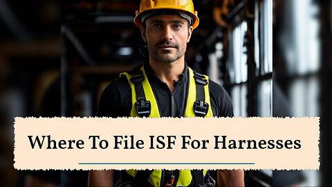 Navigating ISF Filing for Harnesses: A Guide for Importers and Customs Brokers