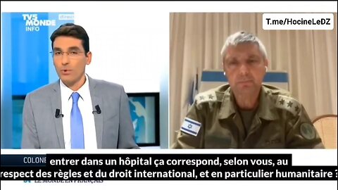 Quand un journaliste fait son taff, ça fait tout de suite très bizarre aux propagandistes d'Israël !