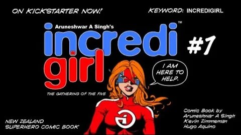 PlungeCast™ S02E10 INCREDI-GIRL #1 Kickstarter Comic Book Crowdfunding Campaign