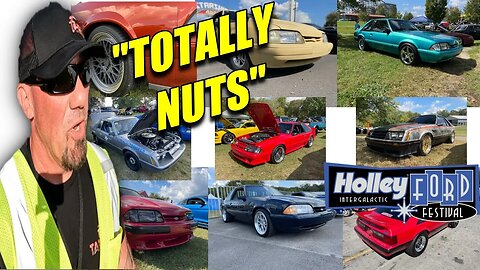 THE MOST RIDICULOUS fox bodies you've ever seen at Holley Ford Fest!