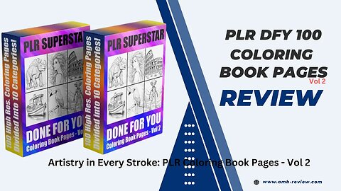 PLR DFY 100 Coloring Book Pages Vol 2 Review l Artistry in Every Stroke: PLR Coloring Book Pages