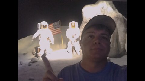 Touching a real Moonrock at NASA lunar vault