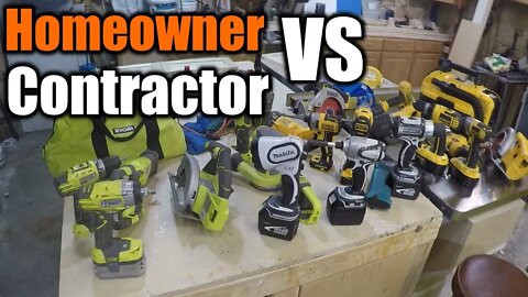 Homeowner Grade VS Contractor Grade Tools | What Should You Buy | THE HANDYMAN |