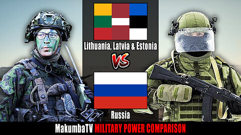 Baltic States vs Russia 2024 | Military Power Comparison