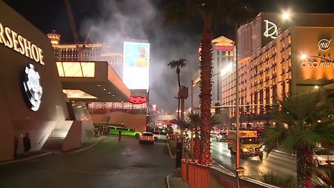 At the scene: 'Small' fire at Horseshoe Las Vegas causes stir on Strip