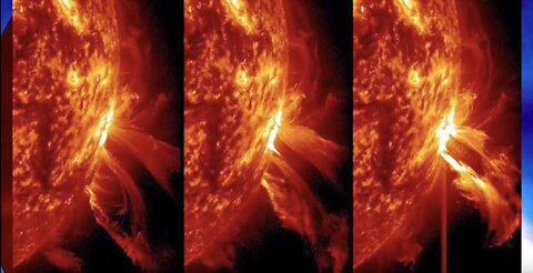 An X Flare from the 'DangerZone' GSM News