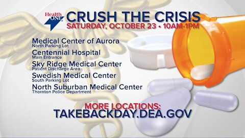 Crush the Crisis - Drug Takeback Day