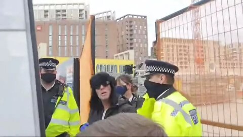 Spiderman Comes Down After 4 Days Protesting on a Crane