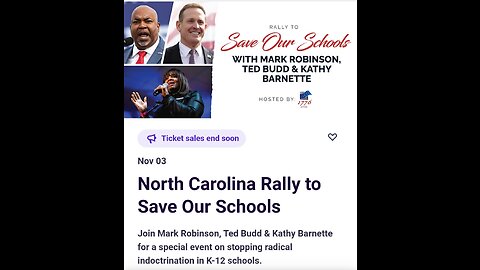 Buffaloman11©️: Rally To Save Our Schools with Mark Robinson, Ted Bud & Kathy Barnette Goldsboro, NC