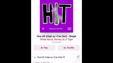 White Noize - One Hit (High As I Can Get) Available Now!