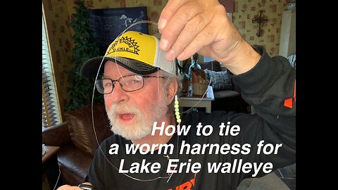 How I tie my worm harnesses for Lake Erie walleye