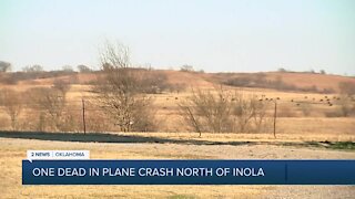 One Dead in Plane Crash North of Inola