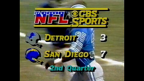 1981 Detroit Lions at San Diego Chargers