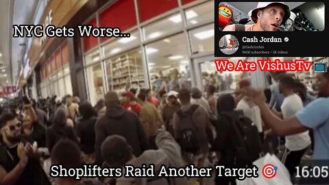 NYC Gets Worse... Shoplifters Raid Another Target... 🎯 #VishusTv 📺