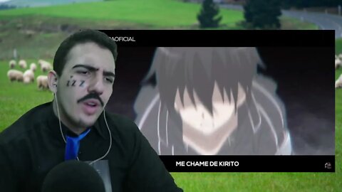 PASTOR REACT Rap do Kirito (Sword Art Online) | Até o Último Andar | Basara