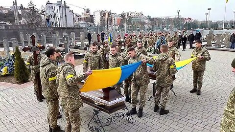 Funerals held in Poltava, Ukraine, for victims of Russian attack on military training facility