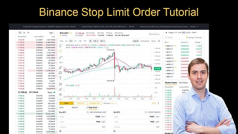 Binance Stop Limit Order Tutorial ✅