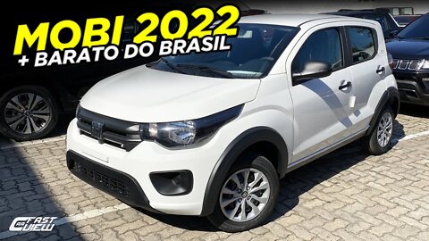 FIAT MOBI LIKE 1.0 FLEX 2022! VERSÃO INTERMEDIÁRIA DO CARRO MAIS BARATO DO BRASIL