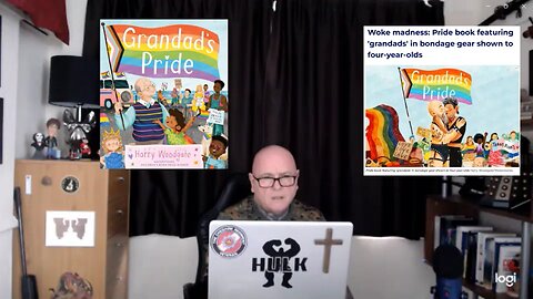 "Grandad's Pride" (book for kiddies) Exposing His Bondage Gear To The Grandchildren.