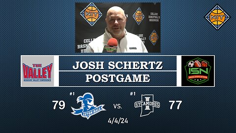 NIT Championship Post-Game Interview with Coach Josh Schertz