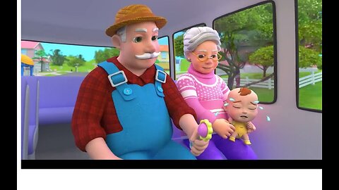 Wheels on the Bus - Baby Toddler Songs - Nursery Rhymes & Kids Songs