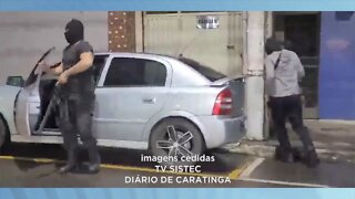 Polícia Militar faz simulação de ataque a banco no centro de Caratinga