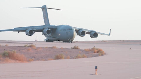 Marines depart for Hamid Karzai International Airport