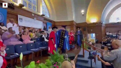 Watch: UCT presents Ouma Katrina Esau With an Honorary Doctors Degree