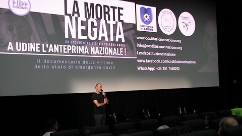 La morte negata - Anteprima nazionale Udine 27 0ttobre 2023