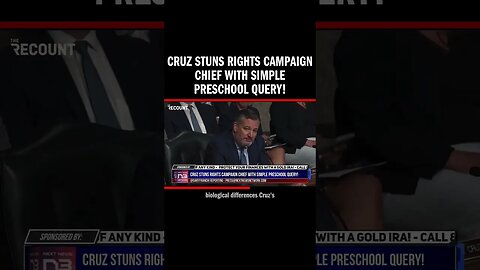 Cruz Stuns Rights Campaign Chief with Simple Preschool Query!