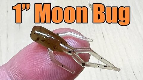 Moon Bug - 1" Micro Soft Plastic Fishing Bait for Bluegill & Crappie