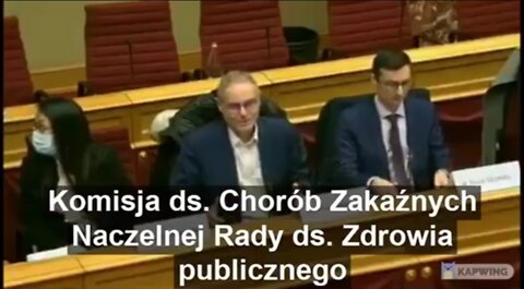 FRANCJA Wystąpienie byłego przewodniczącego d/s szczepień.