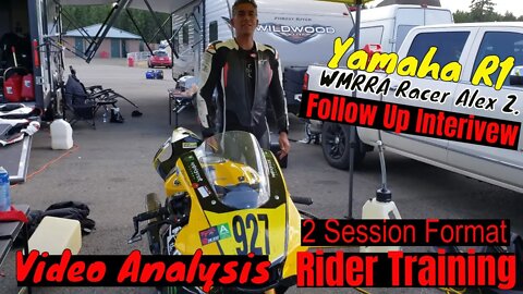 RiderTraining Follow Up Novice Racer Alex Z. "Video Analysis Rider Training" @ Ridge | Irnieracing