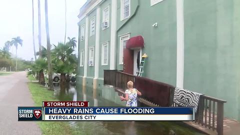 Rain and flooding taking a toll on historic Everglades City building